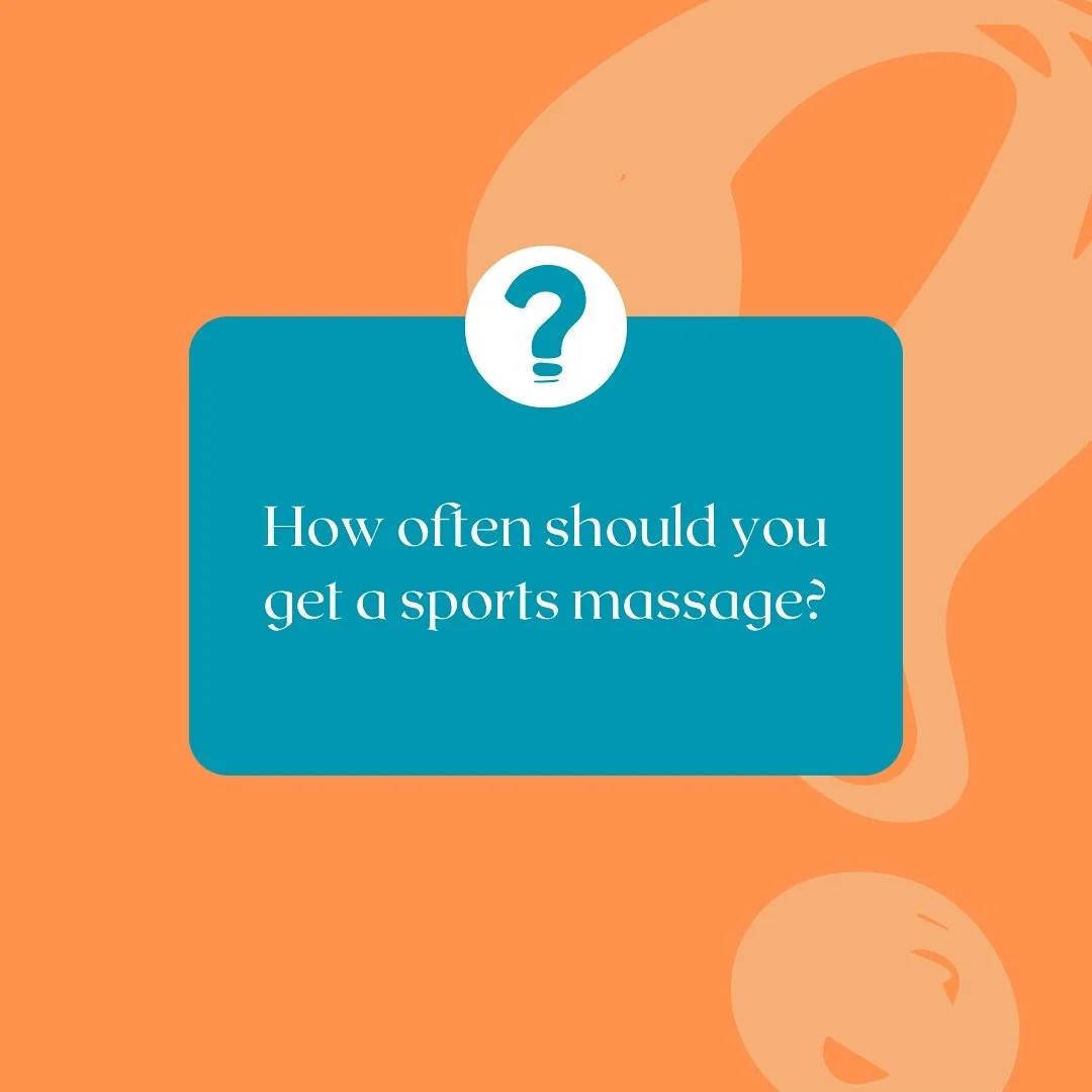 How often should you be coming in for a sports massage? Here&rsquo;s a rough guide:

1.Athletes and Active Individuals: Weekly or bi-weekly sports massages are often recommended for those training intensely or competing frequently. Regular sessions c