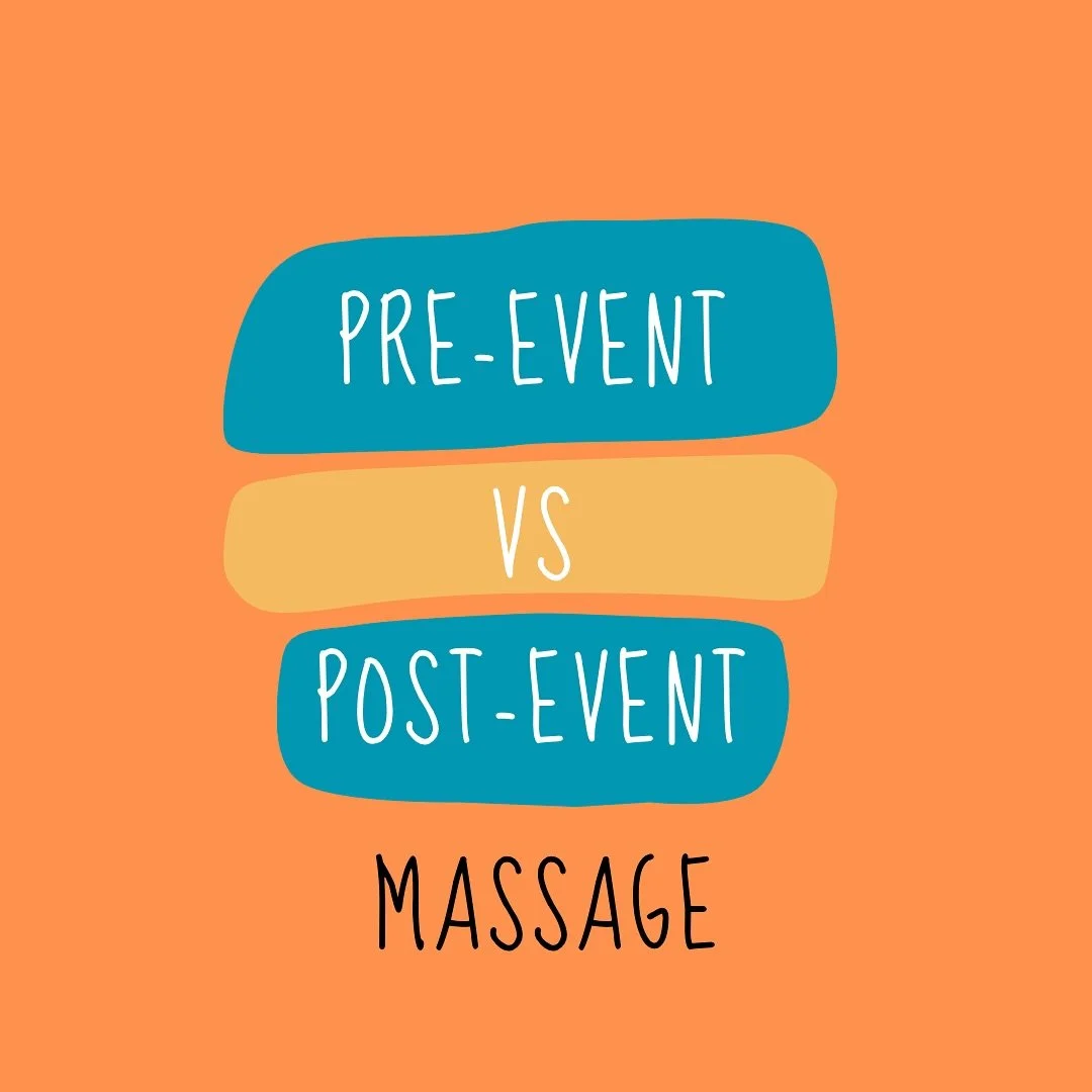 Did you know the timing of your sports massage can make all the difference? 🏃&zwj;♂️✨ Here&rsquo;s a quick breakdown:

🔹 Pre-event Massage: Focuses on stimulating the muscles, improving blood flow, and preparing your body for peak performance. It&r