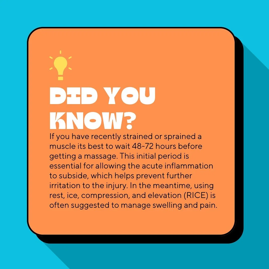 Did you know&hellip;!? 

#backontracksports #backontracksportsmassage