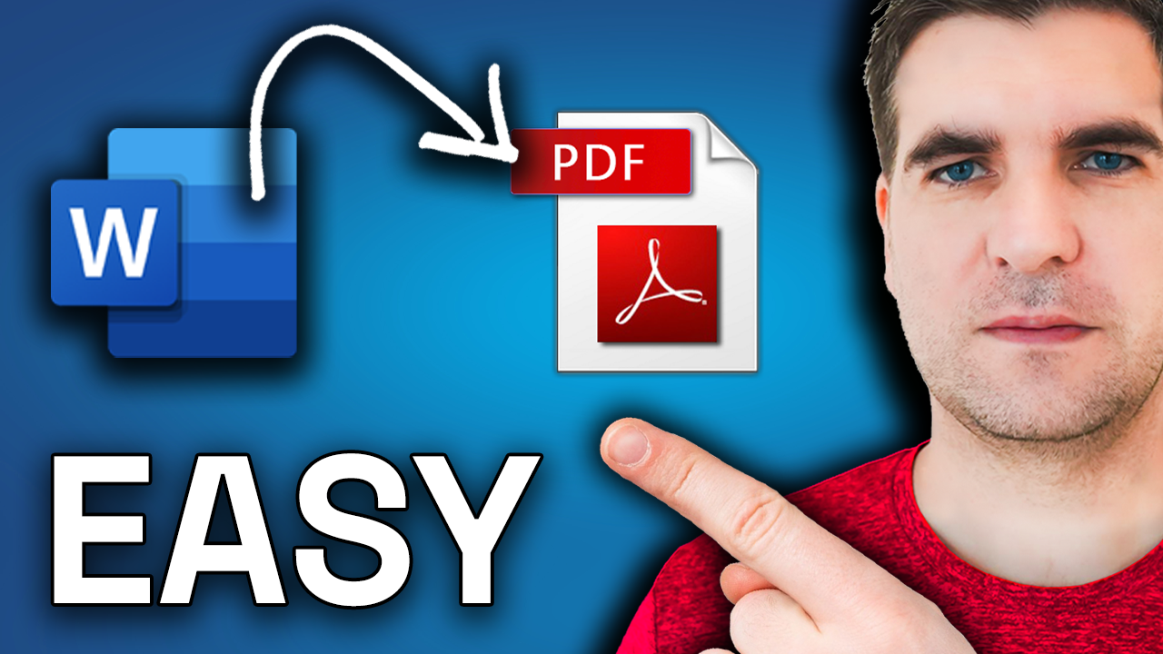 Convert Word to PDF.