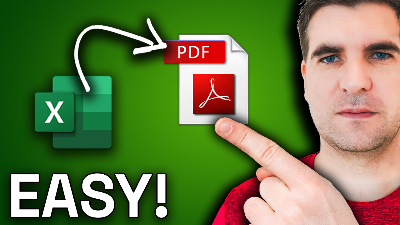 Convert Excel Files to PDF.