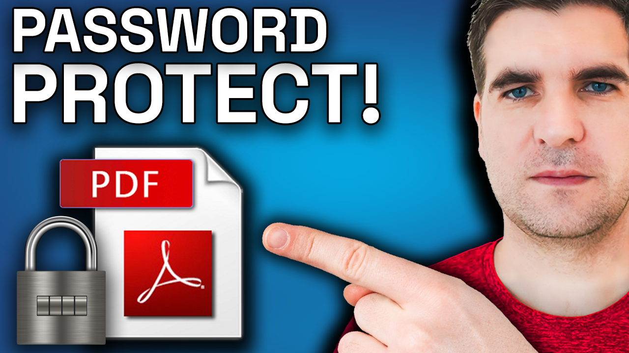 How to Lock a PDF with a Password.