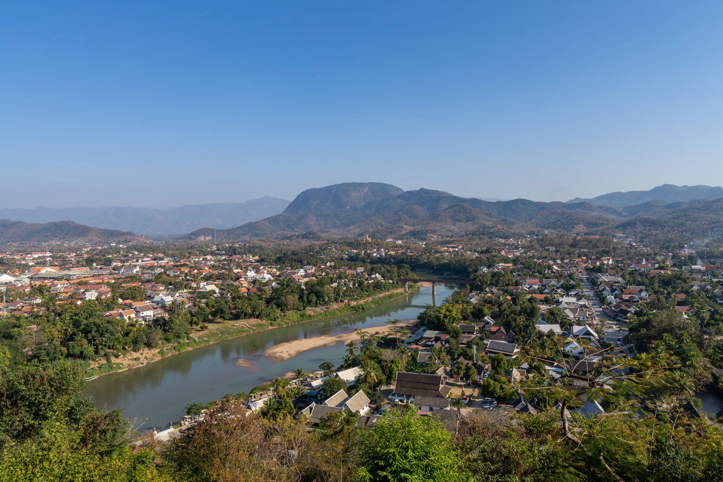Luang Prabang war bis 1975 die Königsstadt von Laos und gilt bis heute als geistiges und kulturelles Zentrum des Landes.