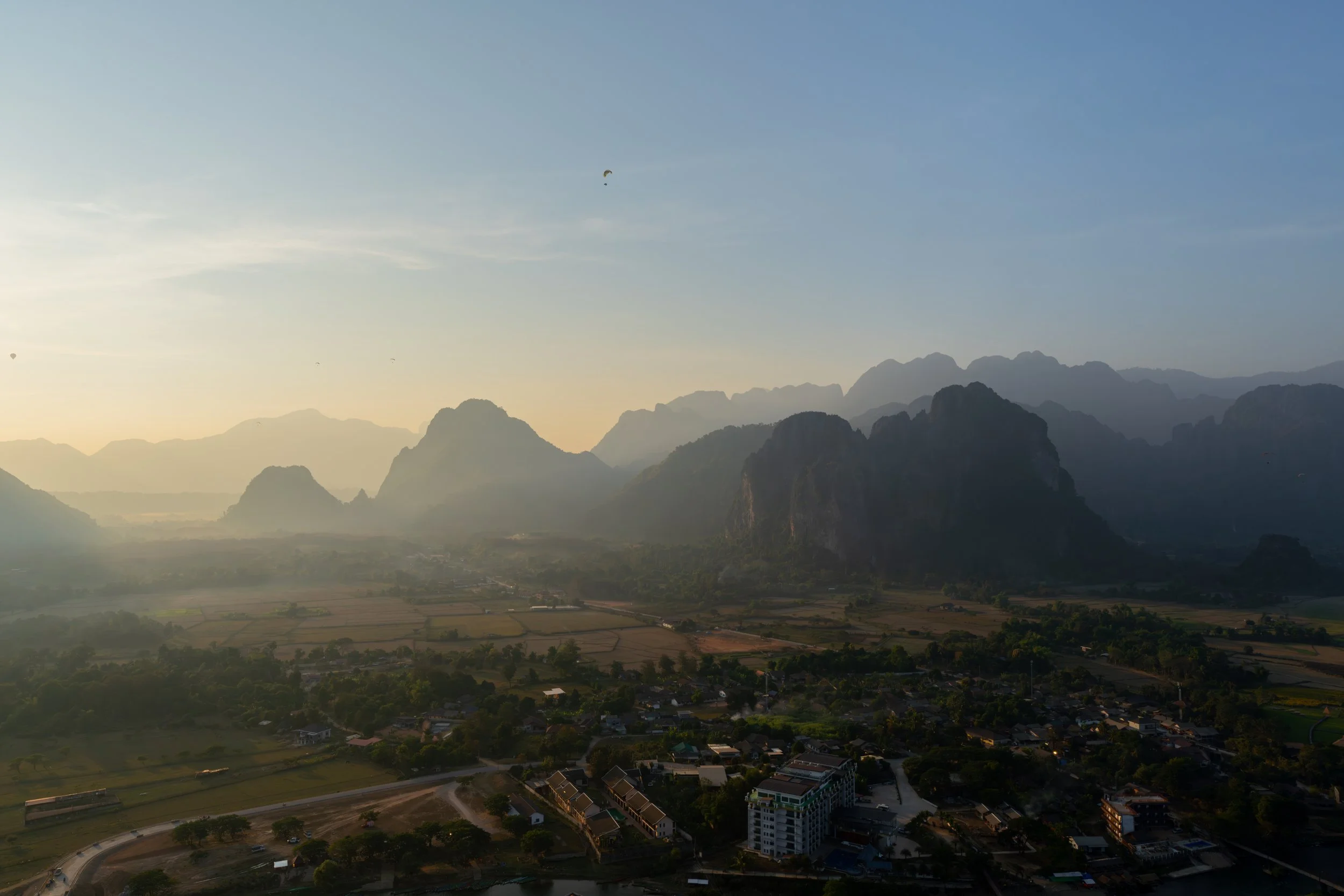 Die ruhige Fahrt im Ballon ermöglicht einen nahezu lautlosen Blick auf die Umgebung.