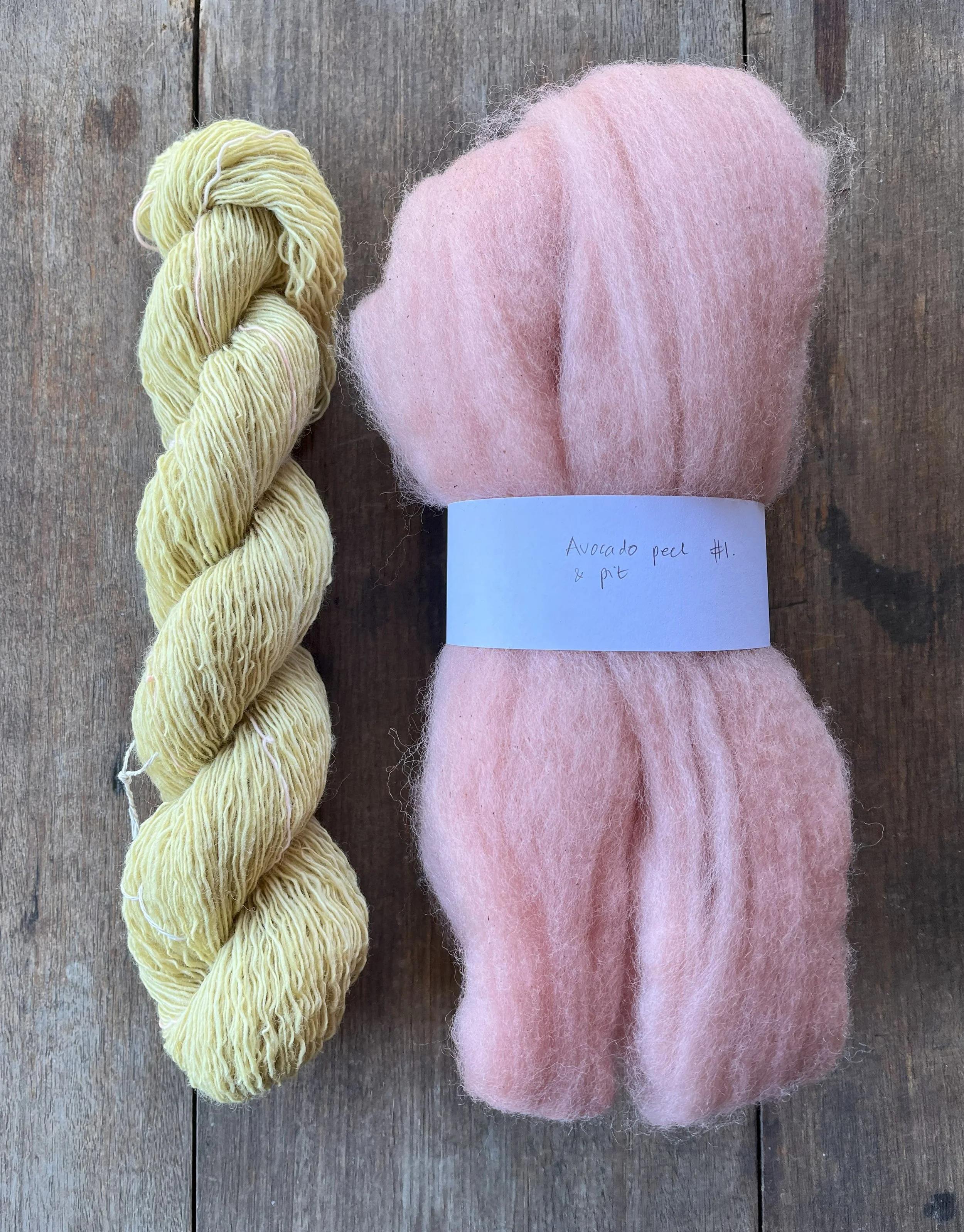 Avocado Pink and Kariyasu Yellow