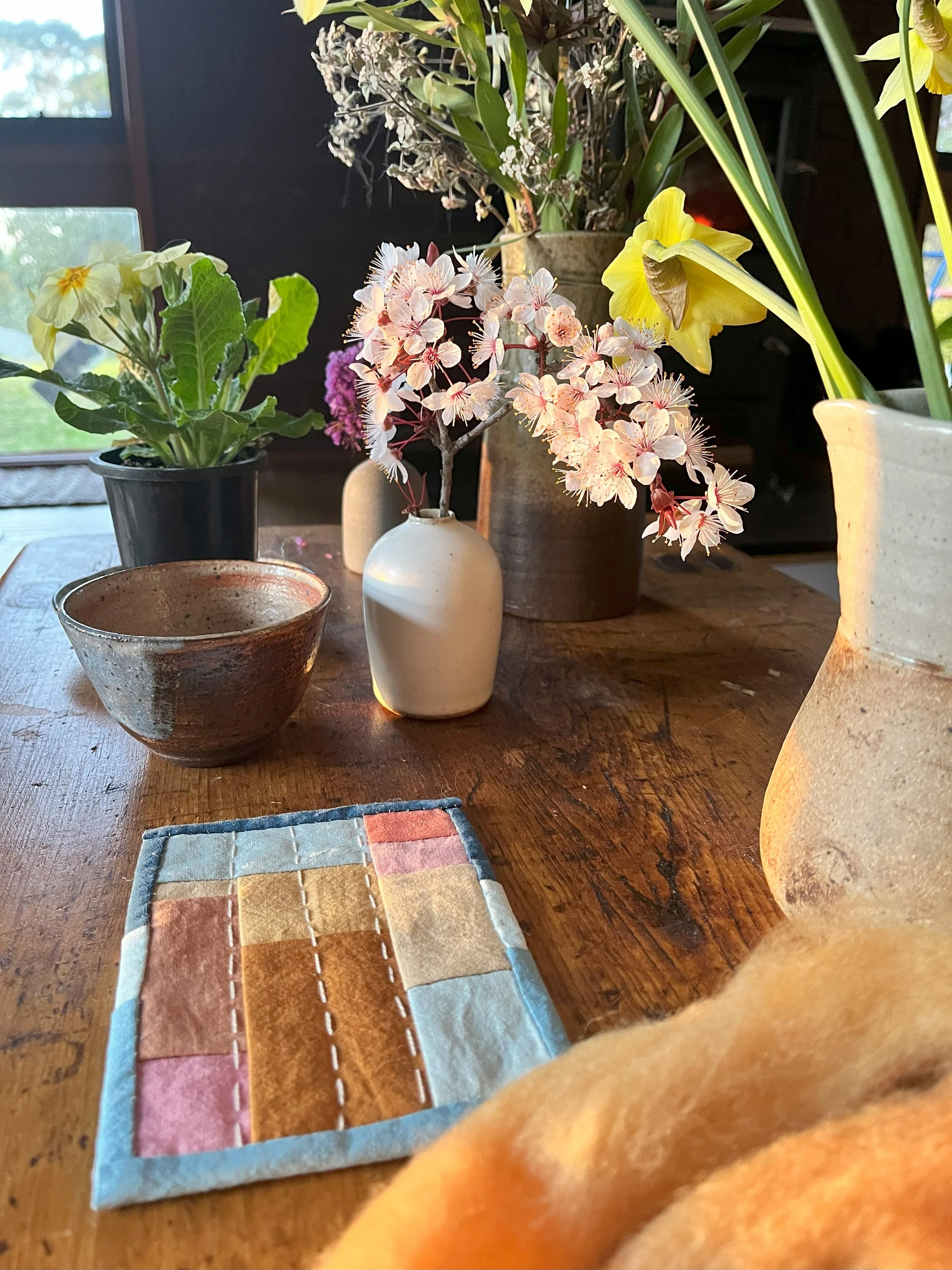 A Tiny Quilt for a Cup of Tea