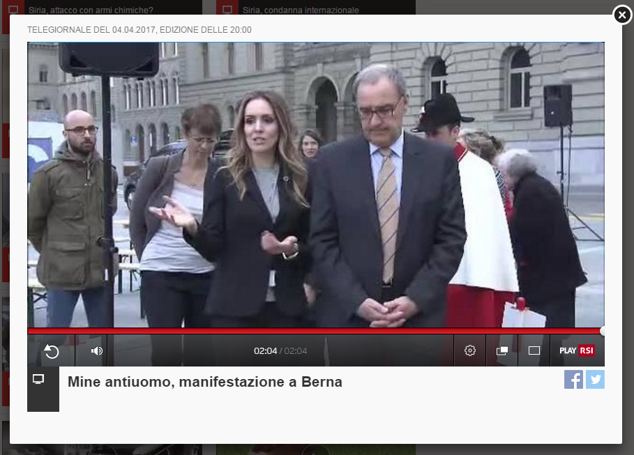 Guy Parmelin Switzerland Andrea von Siebenthal documentary filmmaker Geneva humanitarian communication
