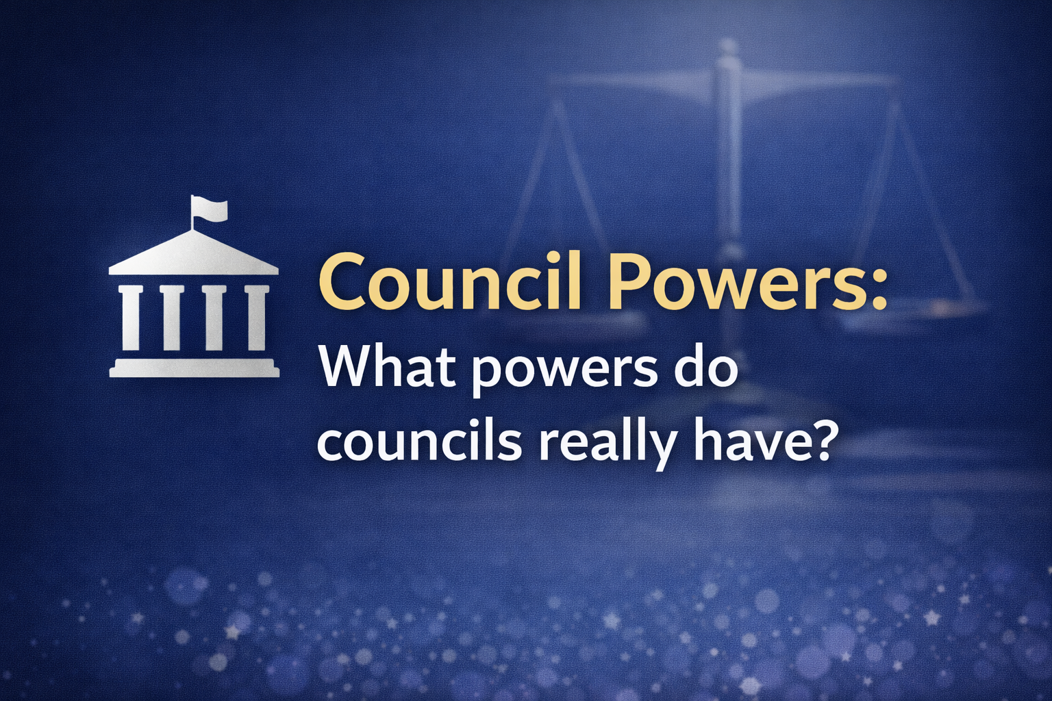 Council Powers Are Real