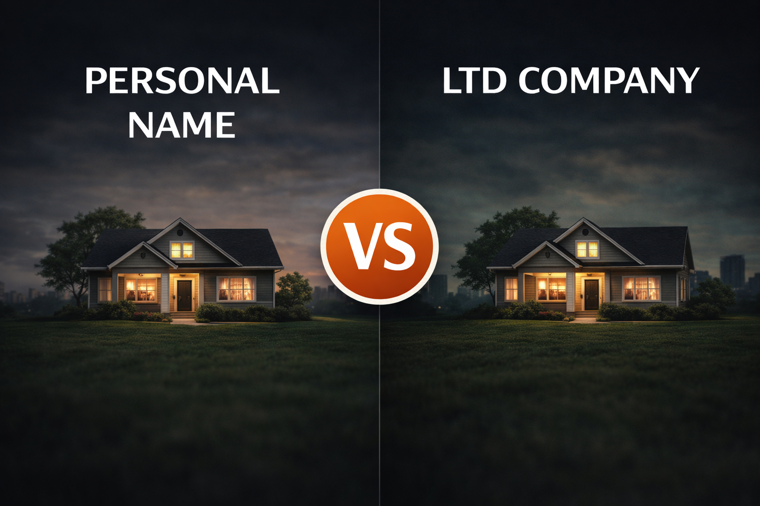 Holding Property in a Personal Name vs a Limited Company 