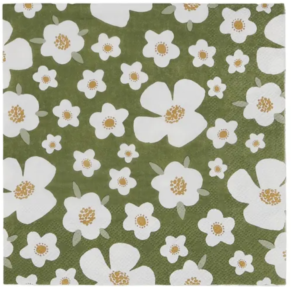 Katy Flowers- Green- Luncheon