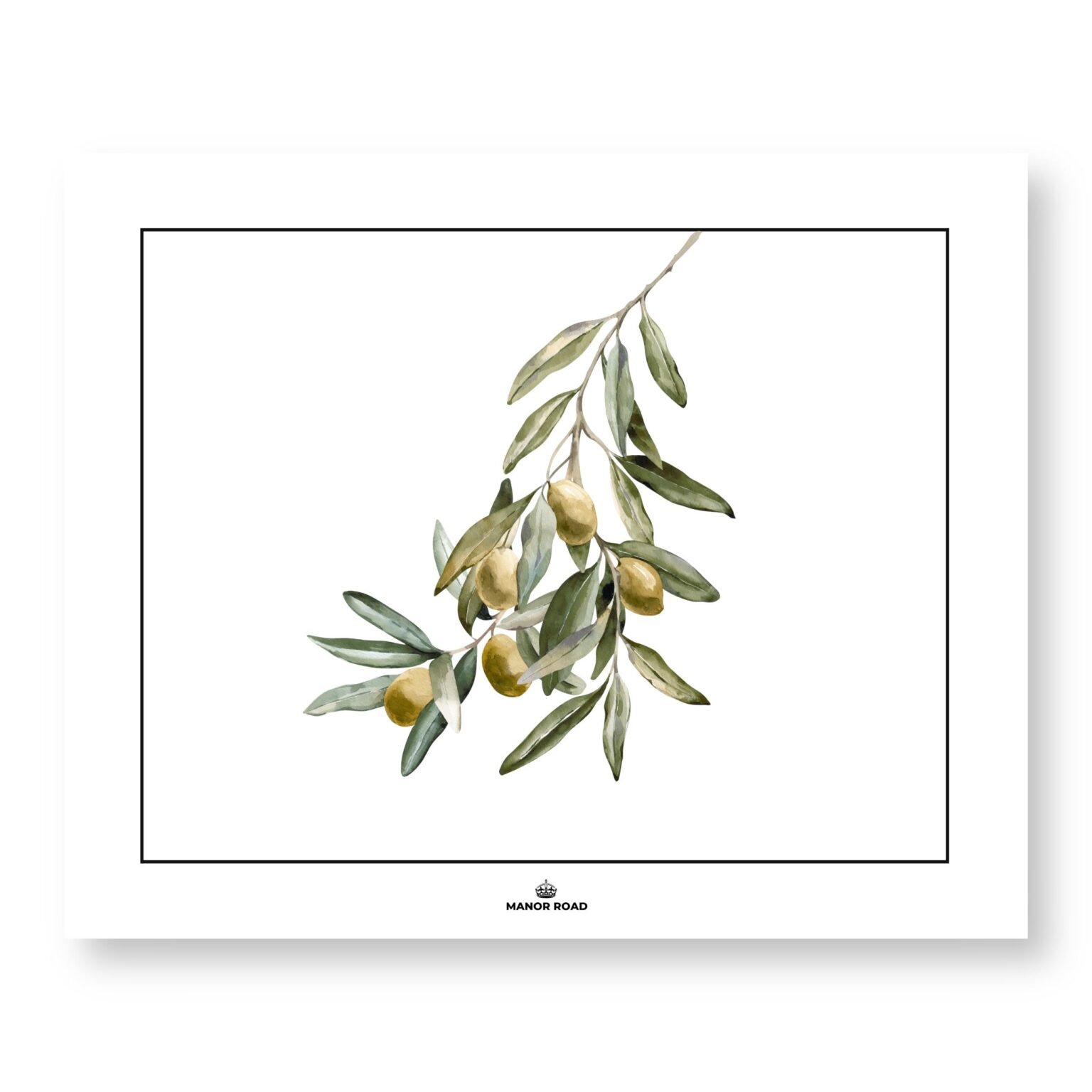 Paper Placemat Pad- Wild Olives- 30 Sheets- PRE-ORDER
