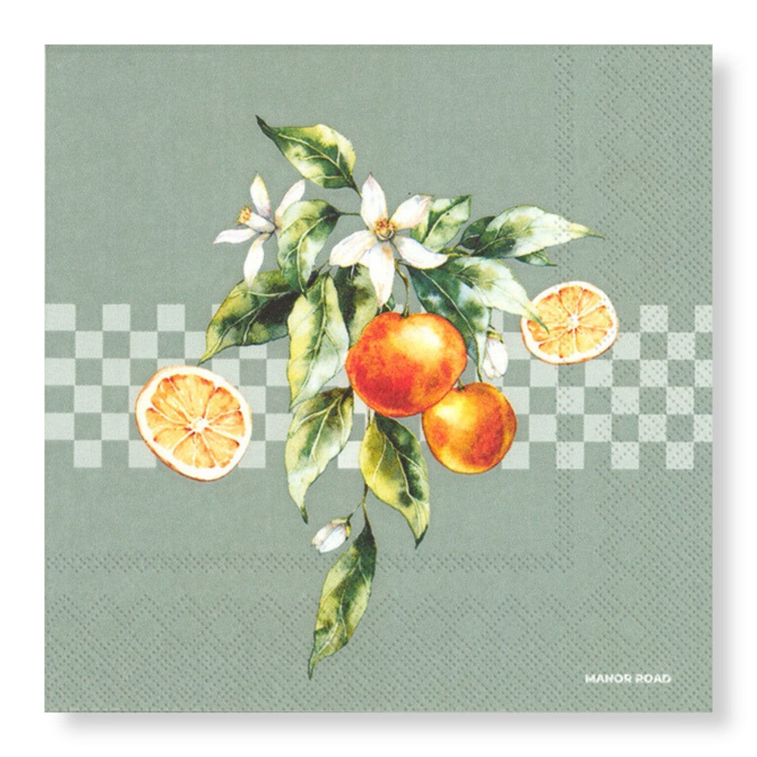 Orange Blossom Napkins – Cocktail - Manor Road