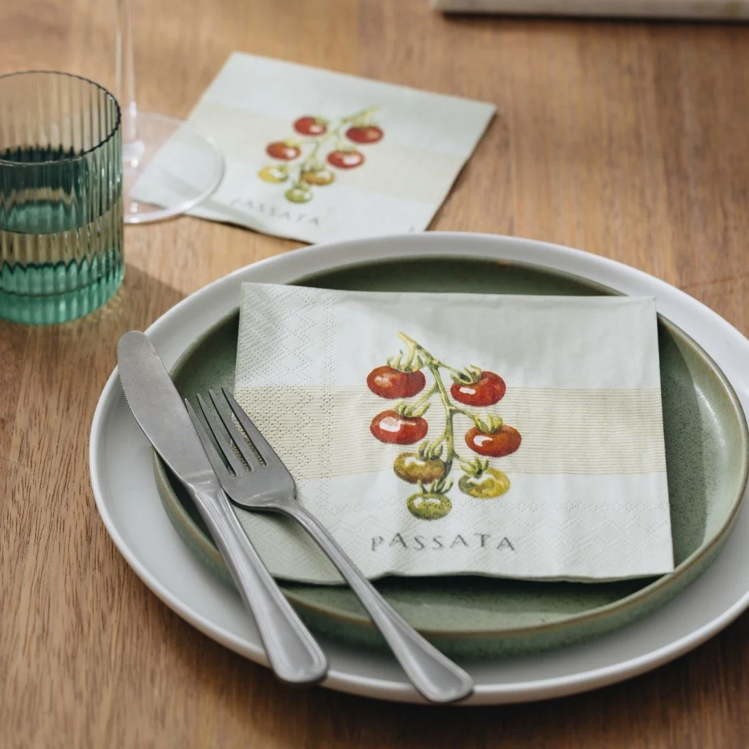 Passata- Cocktail Paper Napkin- Manor Road- PRE-ORDER