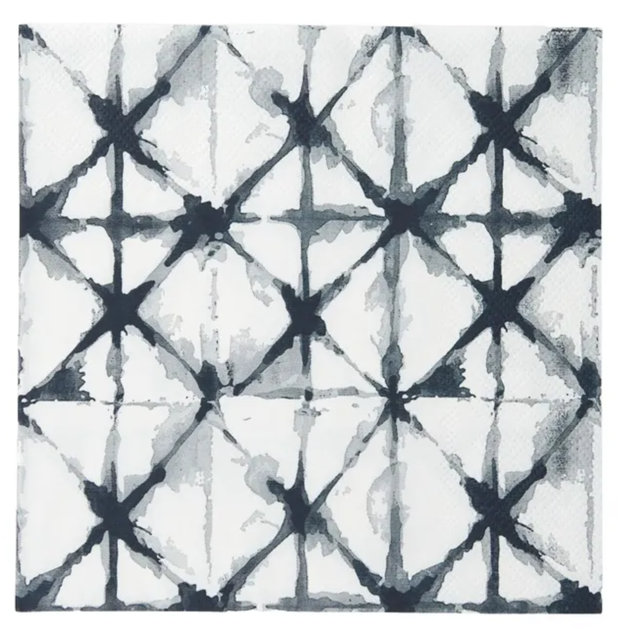 Tie Die- Navy, White- Luncheon