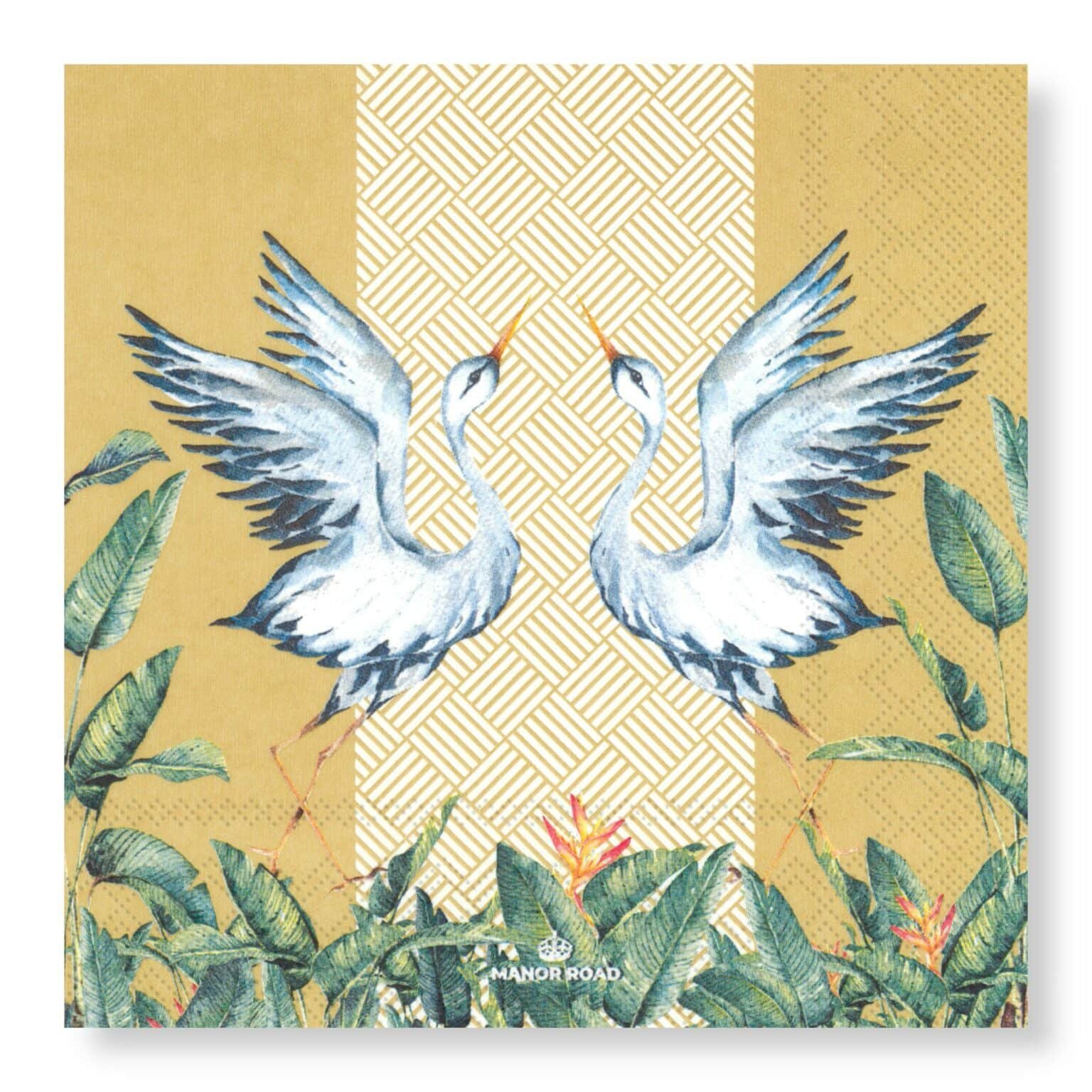 Birds of Paradise Napkin- Luncheon- Manor Road
