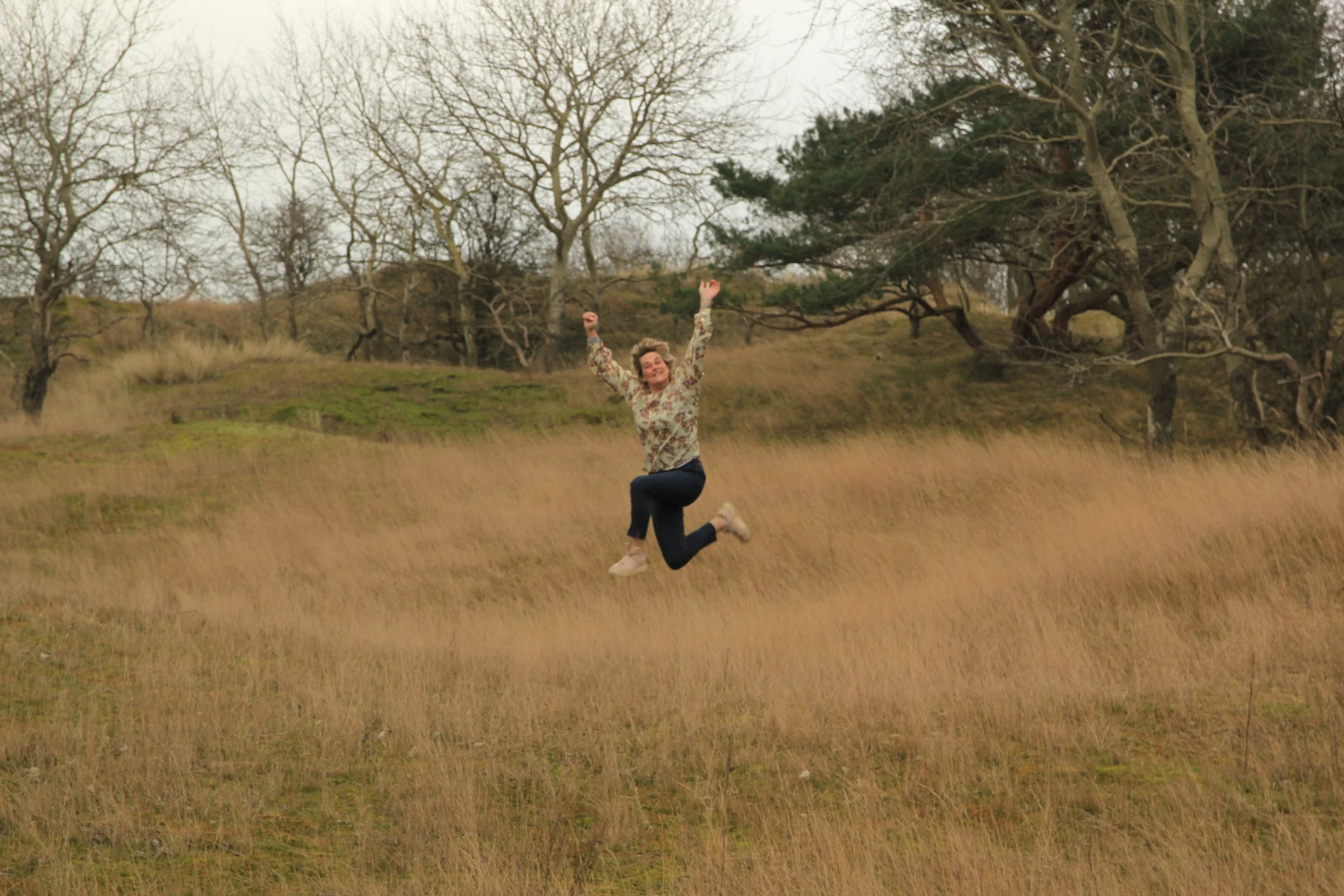 Coach Rian de Nie gek springend