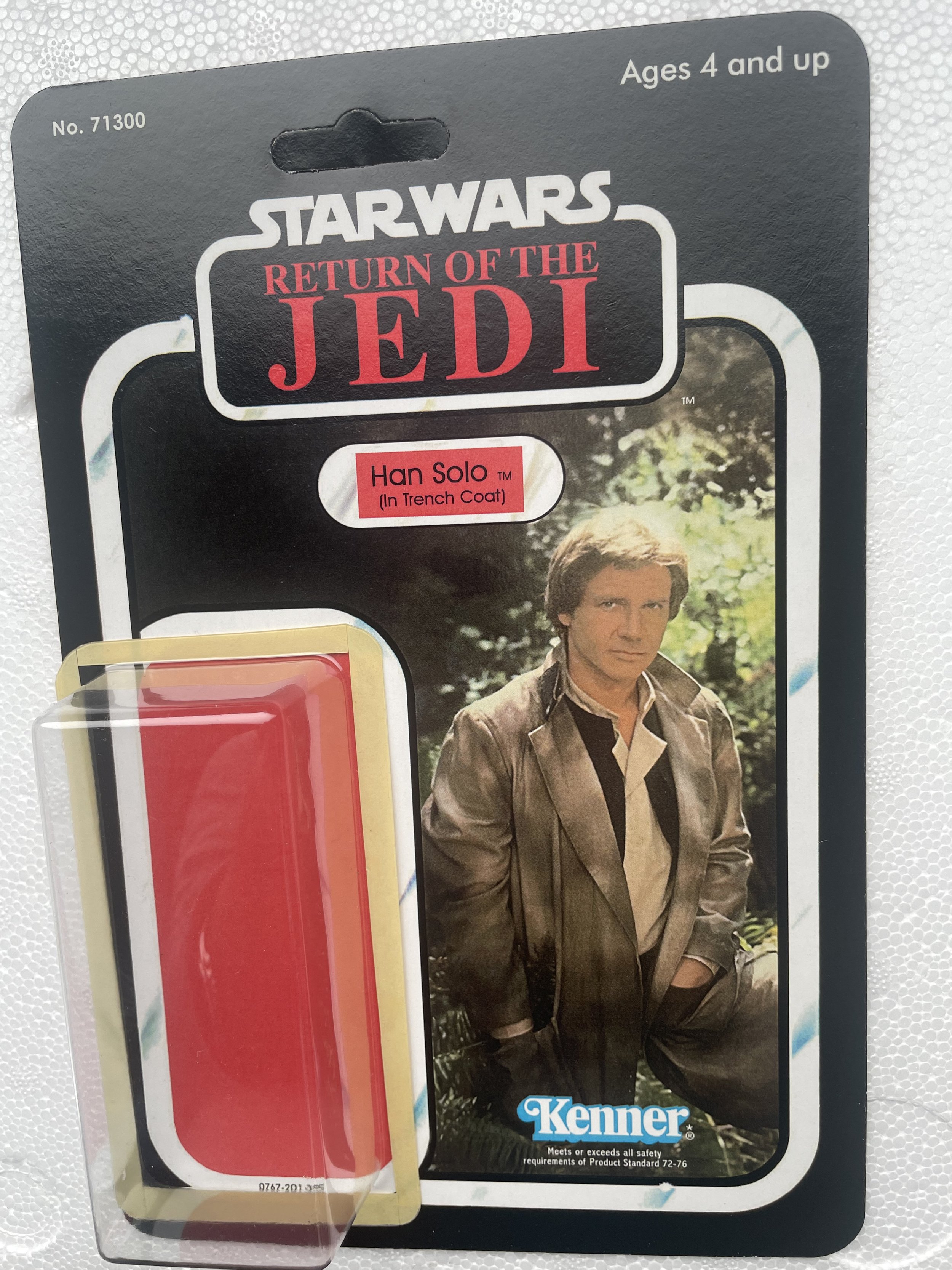 Next Gen Return of the Jedi Vintage Han Solo Endor Trench Coat Camo 77 back Restoration Kit FREE SHIPPING