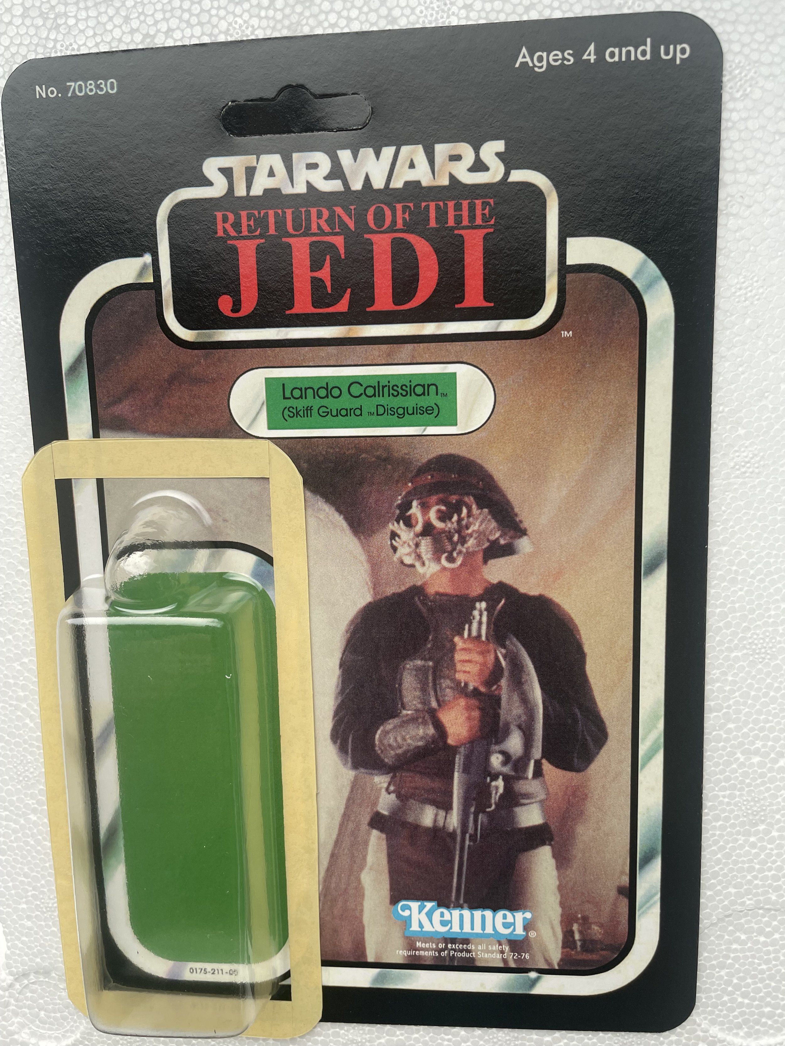 Next Gen Return of the Jedi Vintage Style Lando Calrissian in Skiff Guise Jabbas Palace 65 back Restoration Kit FREE SHIPPING