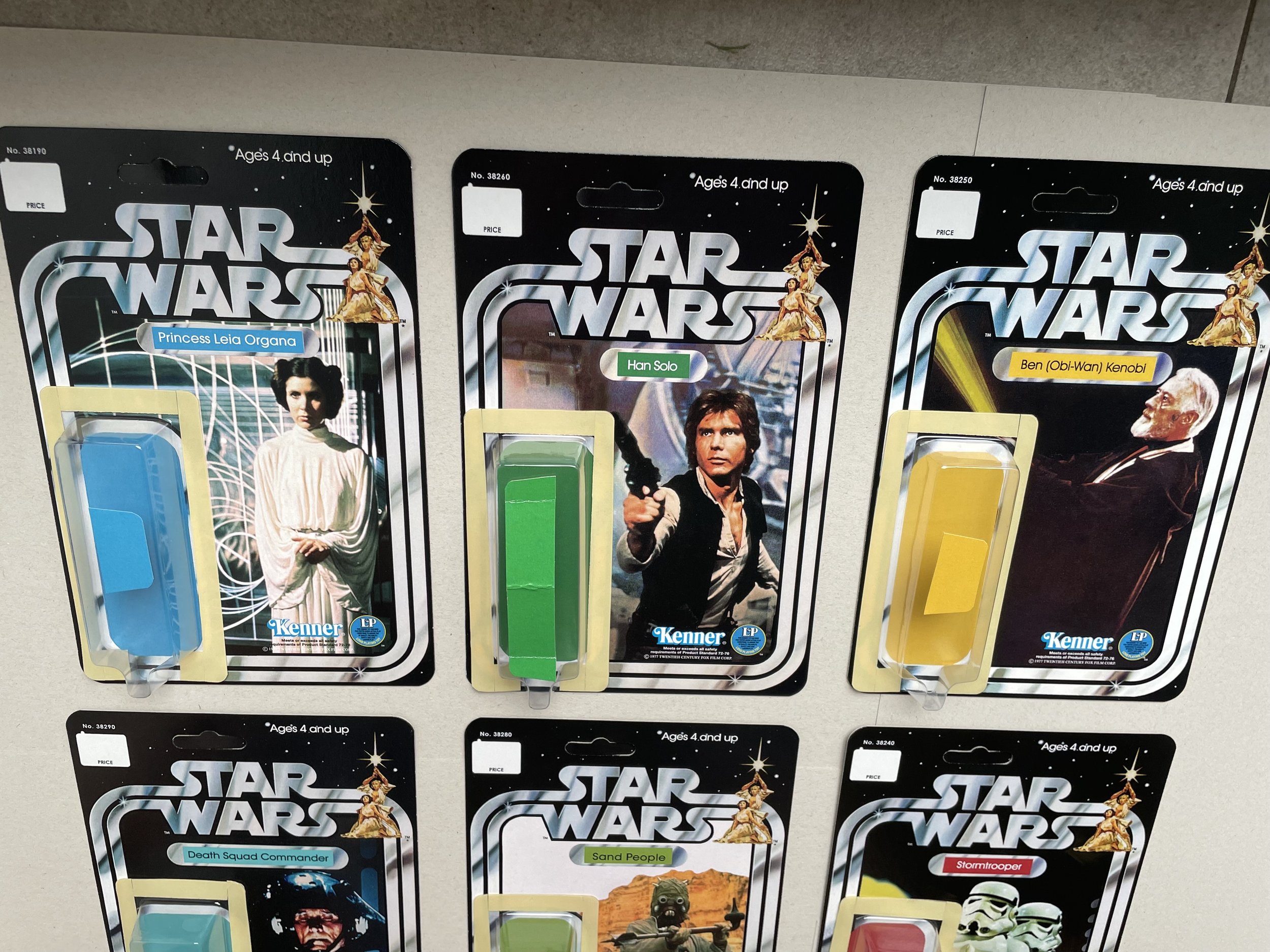 Next Generation QUALITY STAR WARS FIRST 21 CARDBACK SET CARDBACK KITS ALL 21 HOME YOUR TOYS FIRST 12 plus NEXT 9
