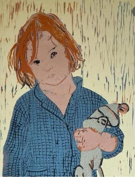 Muis, Houtsnede, 30 × 20 cm