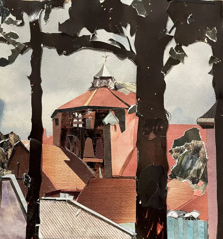 Onze Basiliek in Laren, 20,3 × 27,3 cm