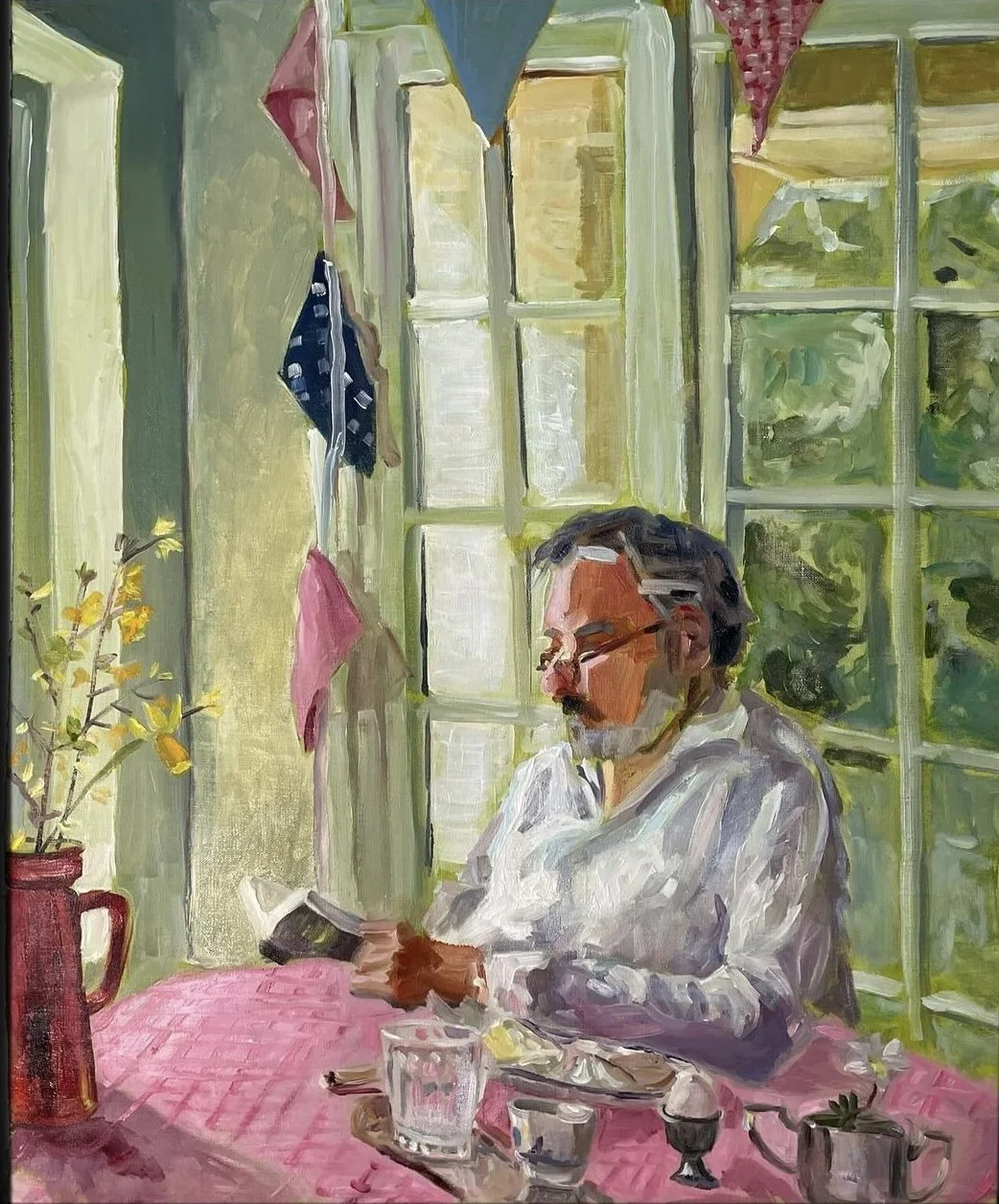 Maart, olieverf op doek 2024