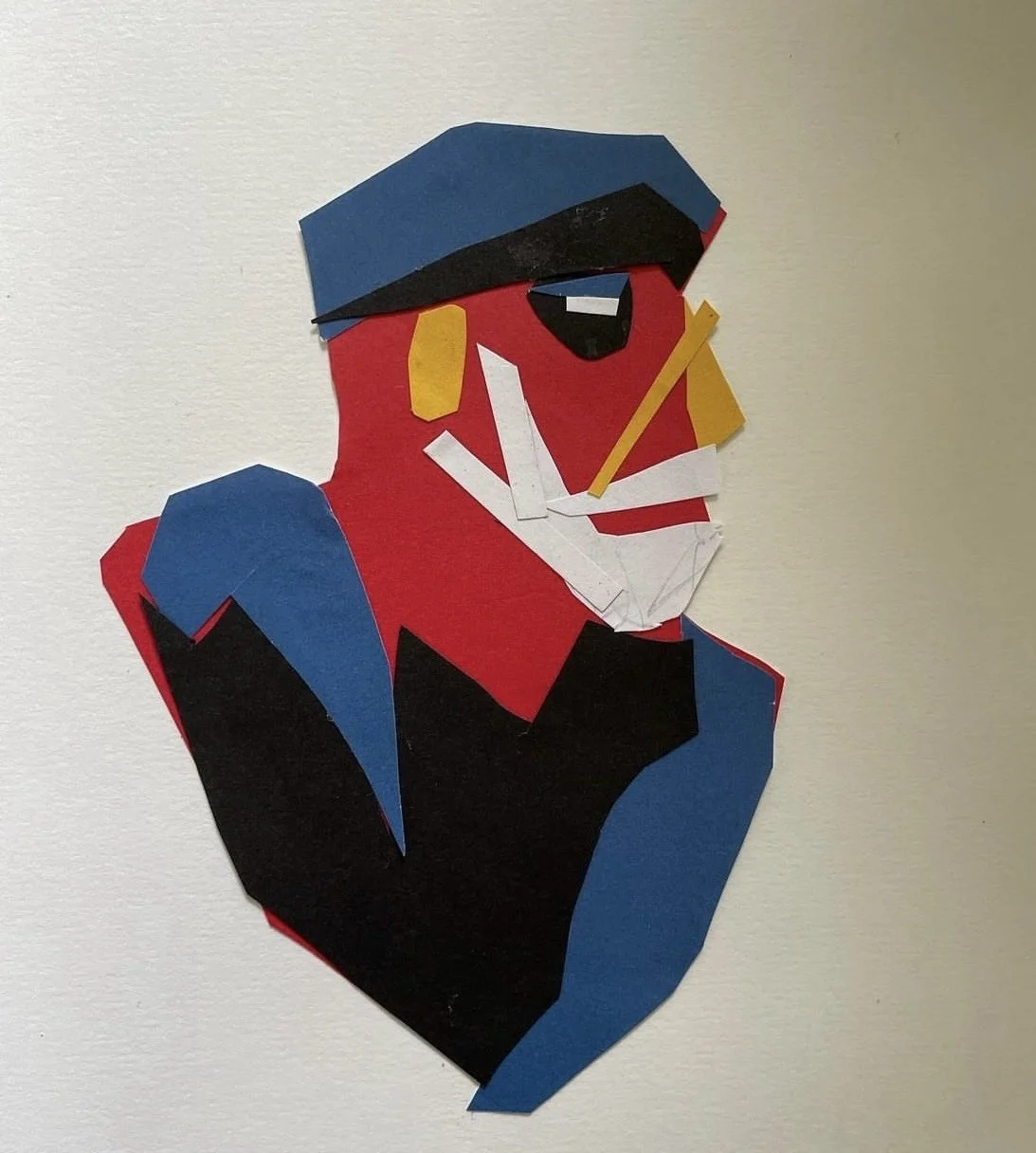 Hans in het Mondriaan huis