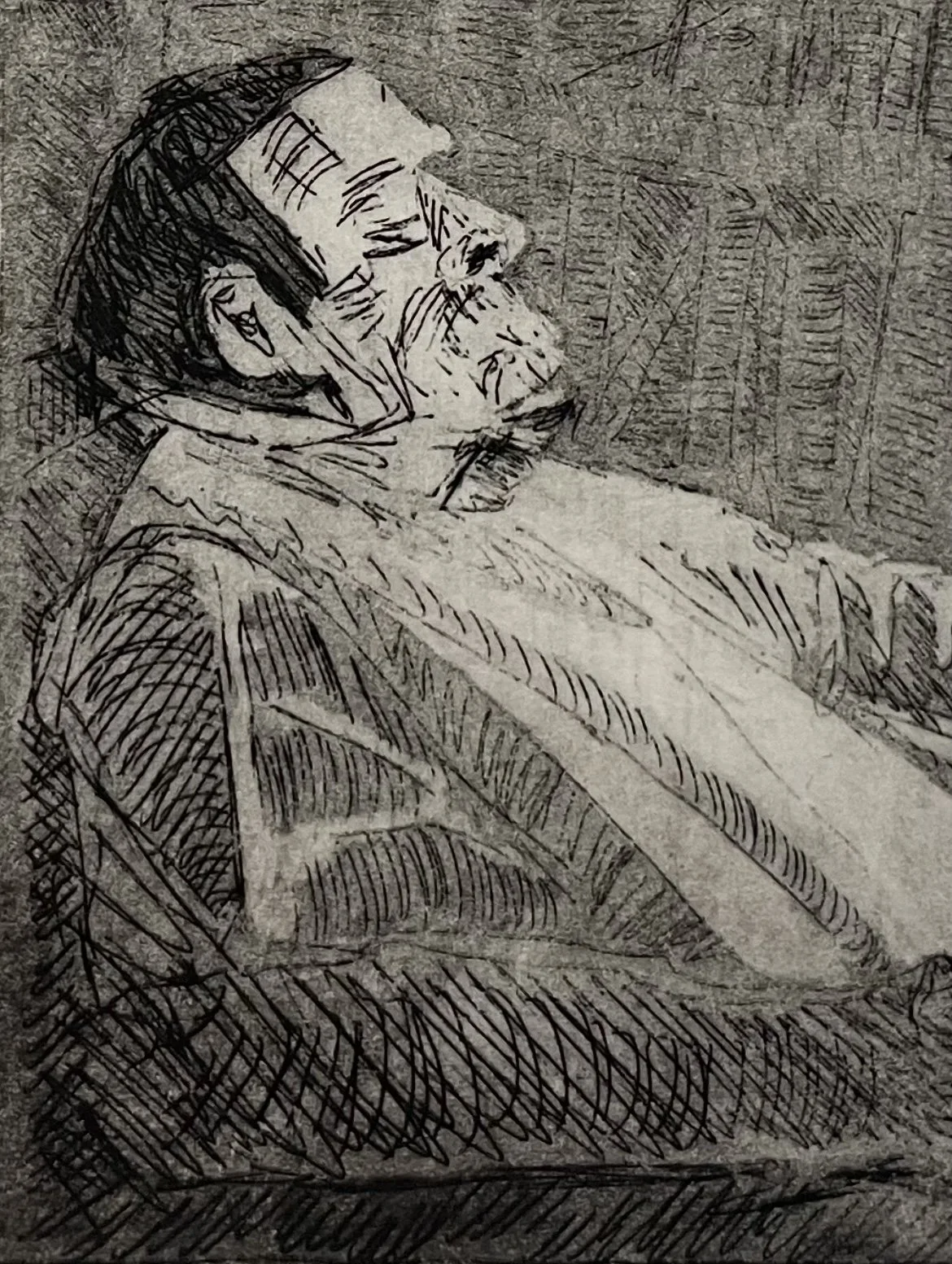 Sleepy sunday, ets, 7,3x6cm