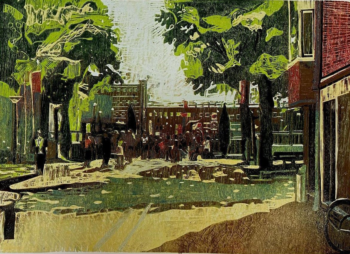 Ubbo 2023 , houtsnede