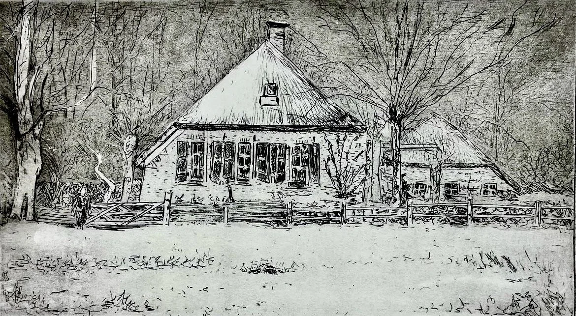 ‘t Olger, ets 13x27 cm, 2024