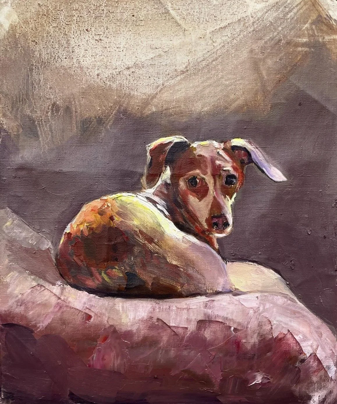 Wilma olieverf op linnen, 29x24 cm 2024