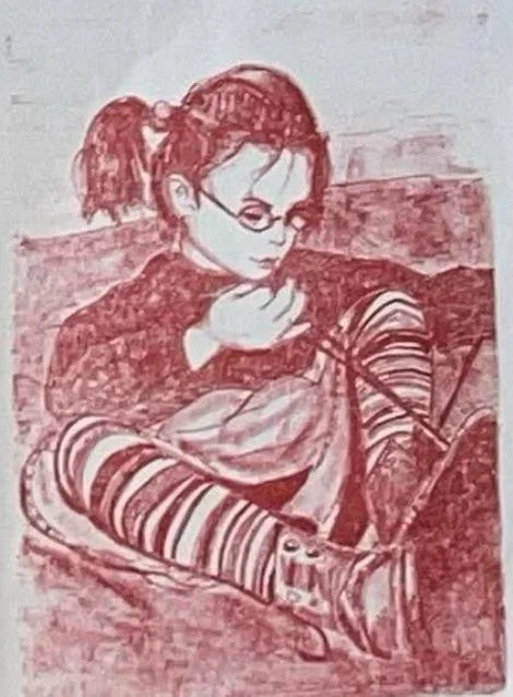 Sanna, Lithografie, 26 × 18 cm