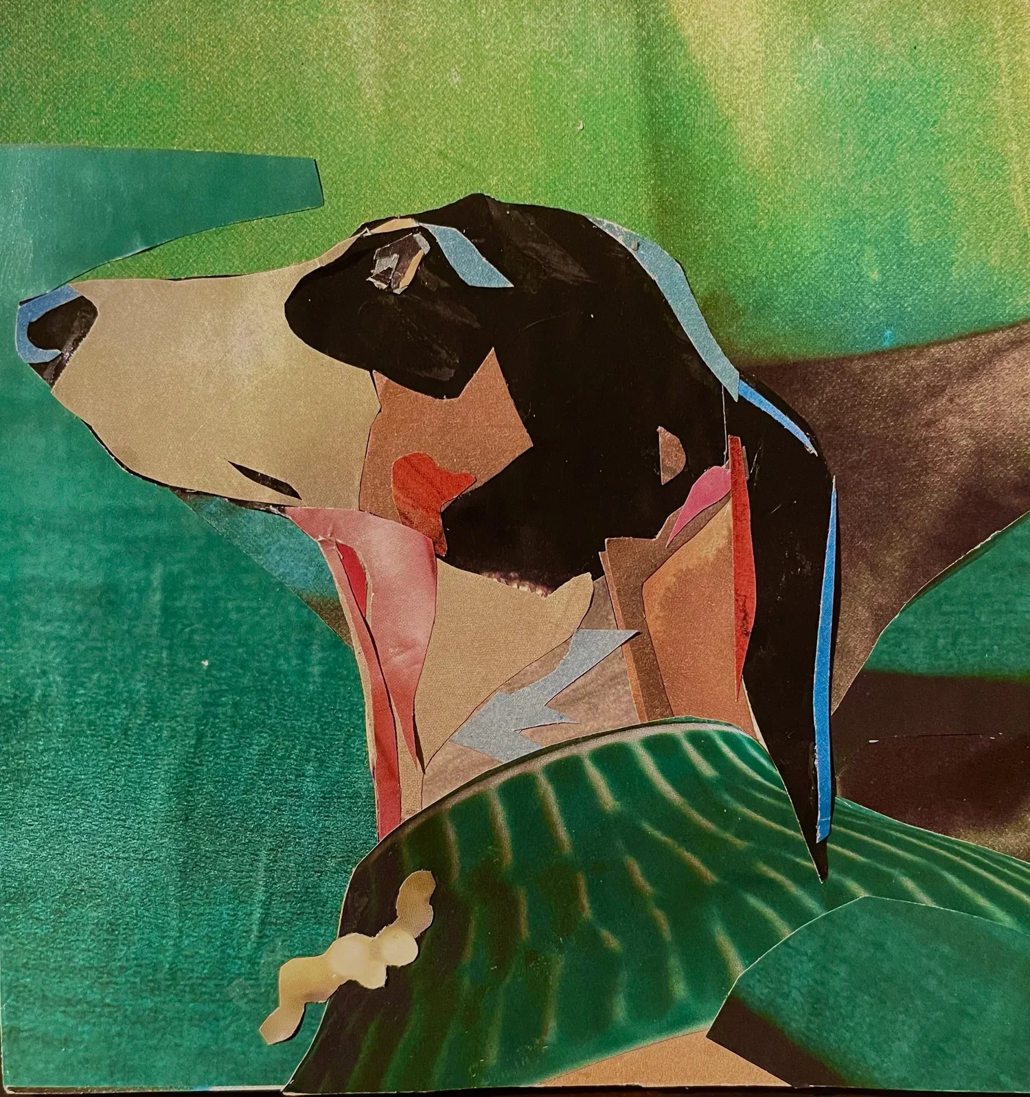 Teckel,  25 × 26,5 cm,VERKOCHT