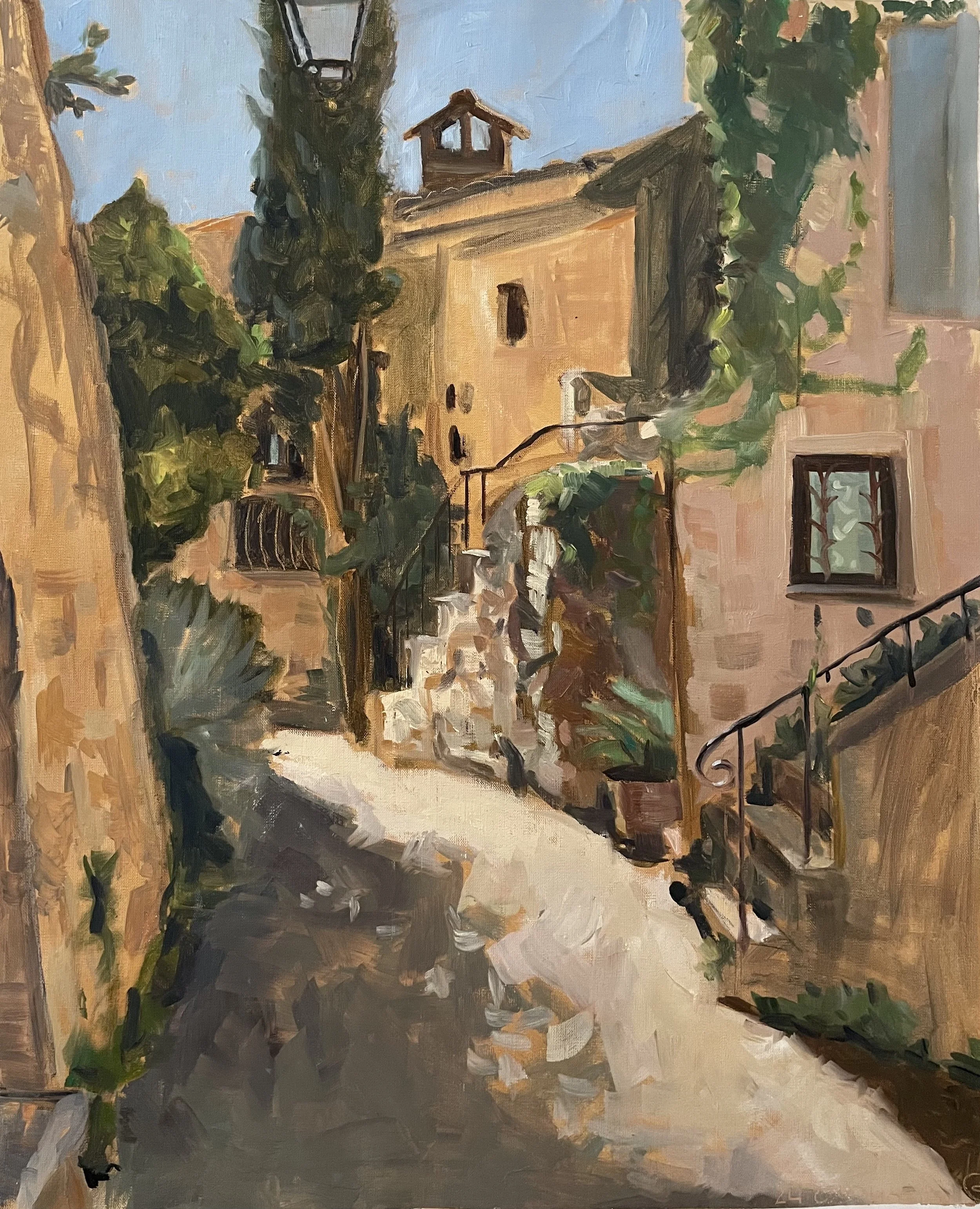 Tourtour, olieverf op linnen, 55x45 cm 2024 | VERKOCHT