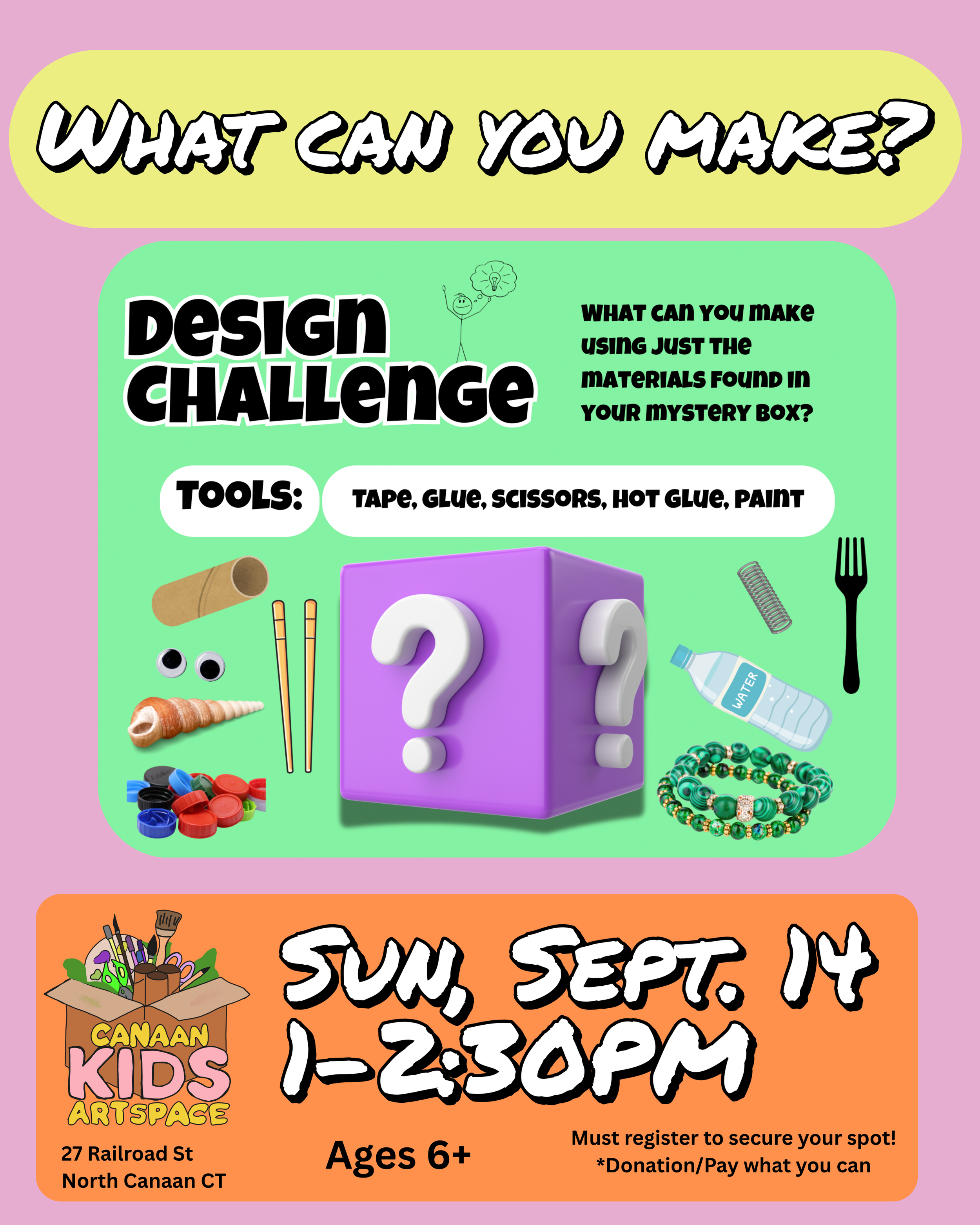 Design Challenge! What can you make from your mystery box?