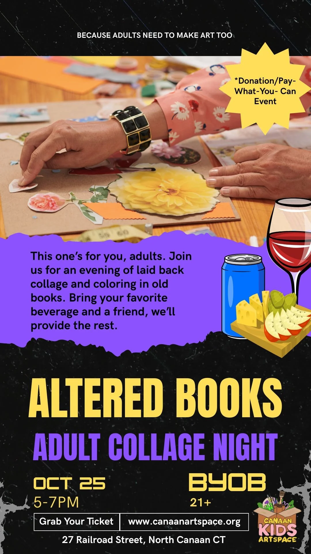 Altered Books - Adult Collage Night