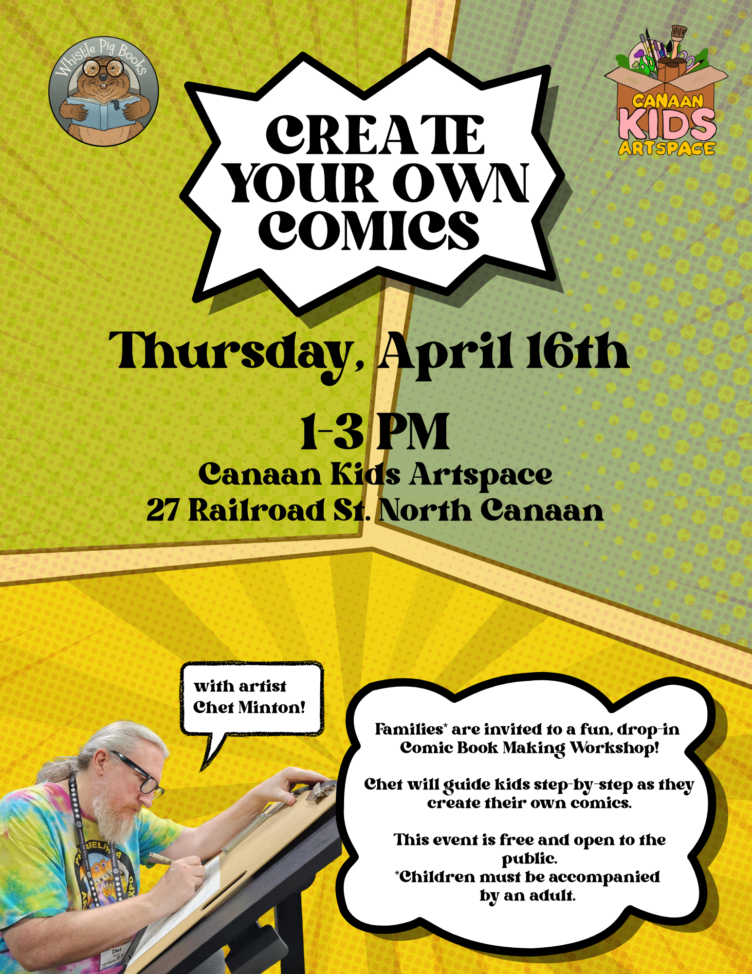 Comic Book Making with Whistle Pig Books