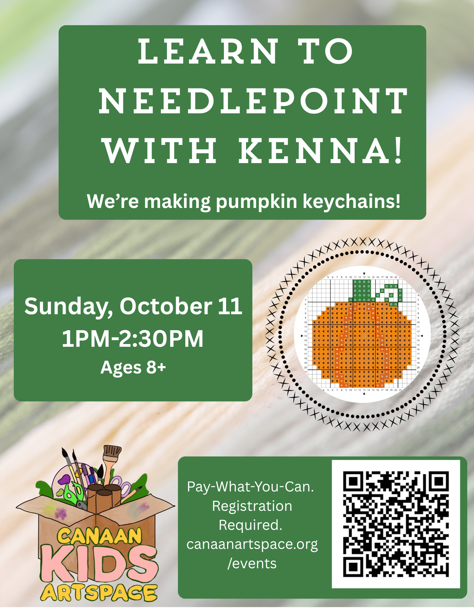 Learn to Needlepoint with Kenna!