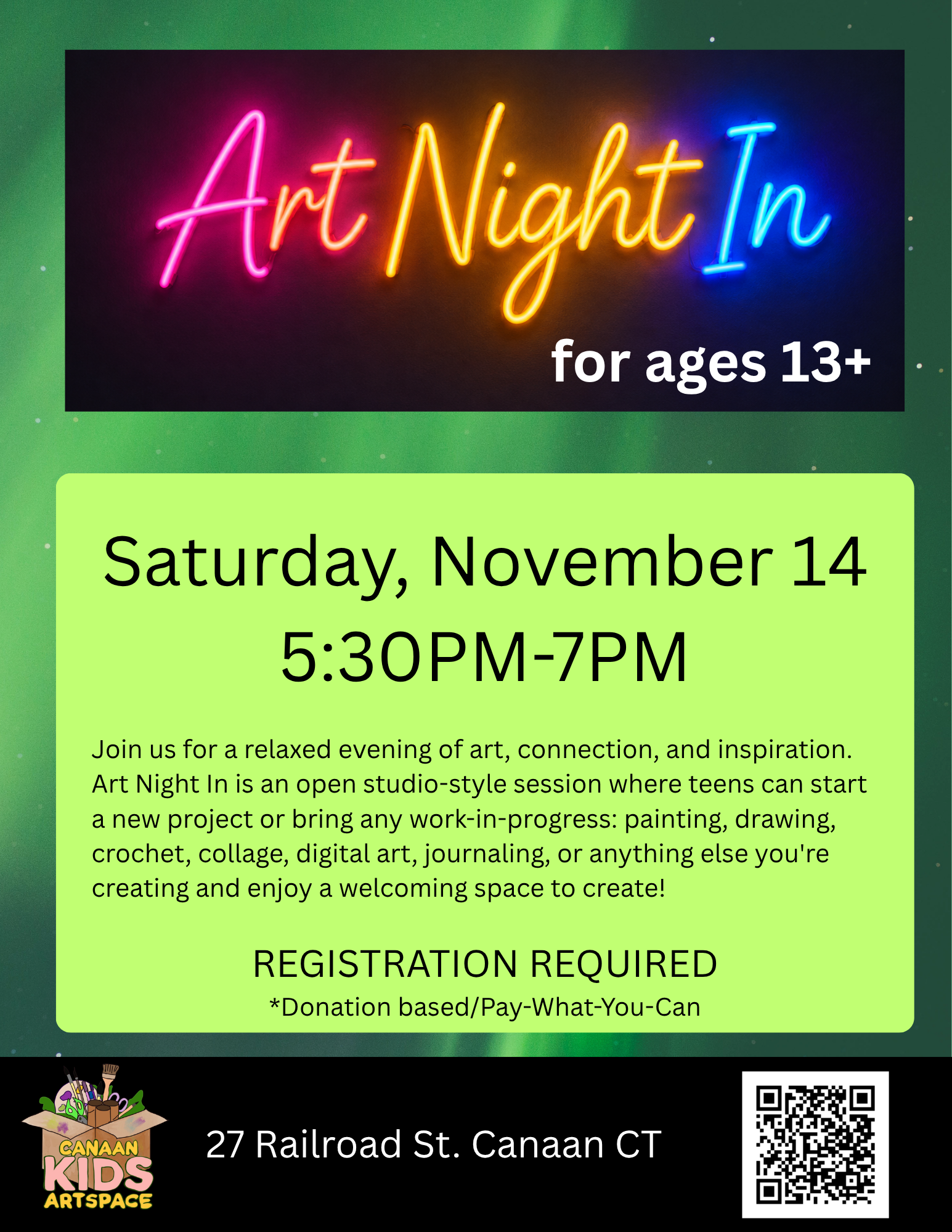 Art Night In: For Teens