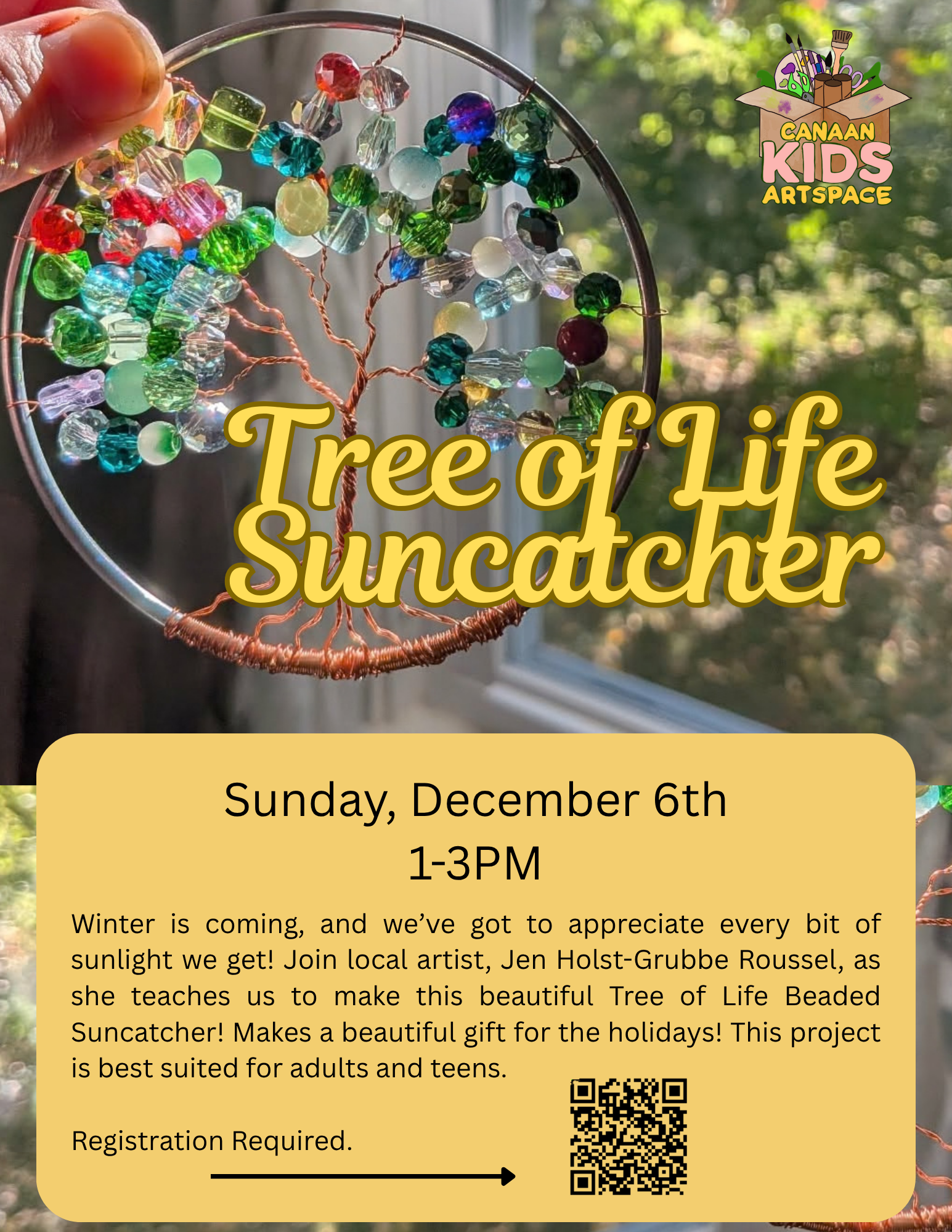 Tree of Life Suncatcher - For adults and teens