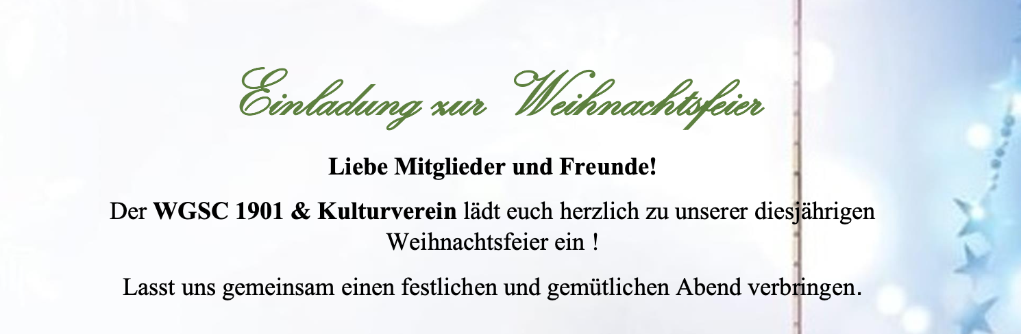 Weihnachtsfeier