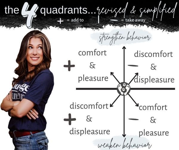 The 4 Quadrants of Operant Conditioning. Revised and simplified.