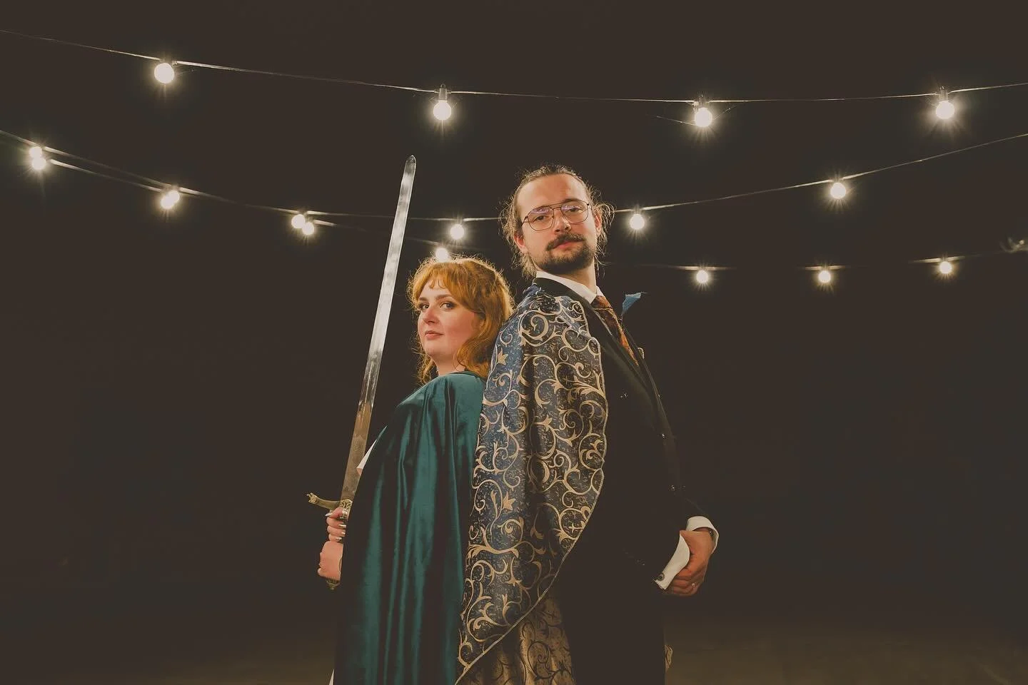 These two&hellip;the coolest of the cool. Capes, a sword, a pirate band and a ton of gorgeous laughter. @joshy.long.legs and @alishalaaa, you were such a treat at the end of my wedding season. A reminder of why I love this job. 
.
.
.
.
.
.
.
.
#alte