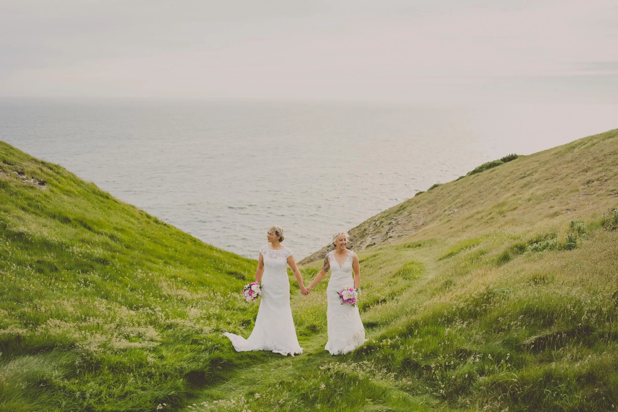 Catching up with my social posts for the last couple of weddings, starting with this gloriously Welsh delight. Lisa and Kate got married on the coast, in beautiful sunshine a few weeks ago. There was love, laughter and most importantly, Ted!