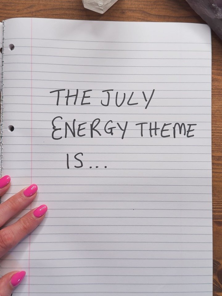 Welcome to JULY 🌻

The theme for this month is SAY IT 🎤🎙️

Are you feeling this energy already? 

So much to share with you this month on this theme 

If you&rsquo;d like get the full forecast and your top 3 intuitive types&hellip;.comment FORECAS