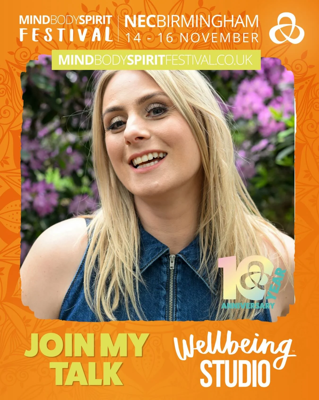 Excited to be speaking at @mbswellbeing festival next month on November 16th
Going to be first @mbswellbeing now I’m back in the UK. Looking forward to guiding you to activate your intuitive gifts and channel messages for you. 
Workshop happe