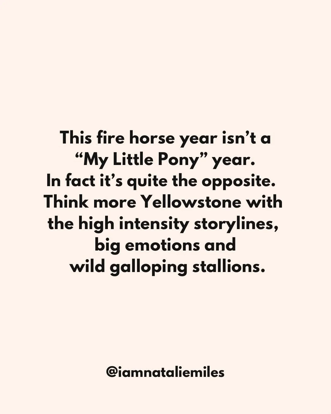 I&rsquo;ve just shared an important read on the energy of the fire horse and what it means on today&rsquo;s new moon solar eclipse 

This fire horse is energy is not to be underestimated.🔥🔥

COMMENT &ldquo;FIREHORSE&rdquo; below and I&rsquo;ll send