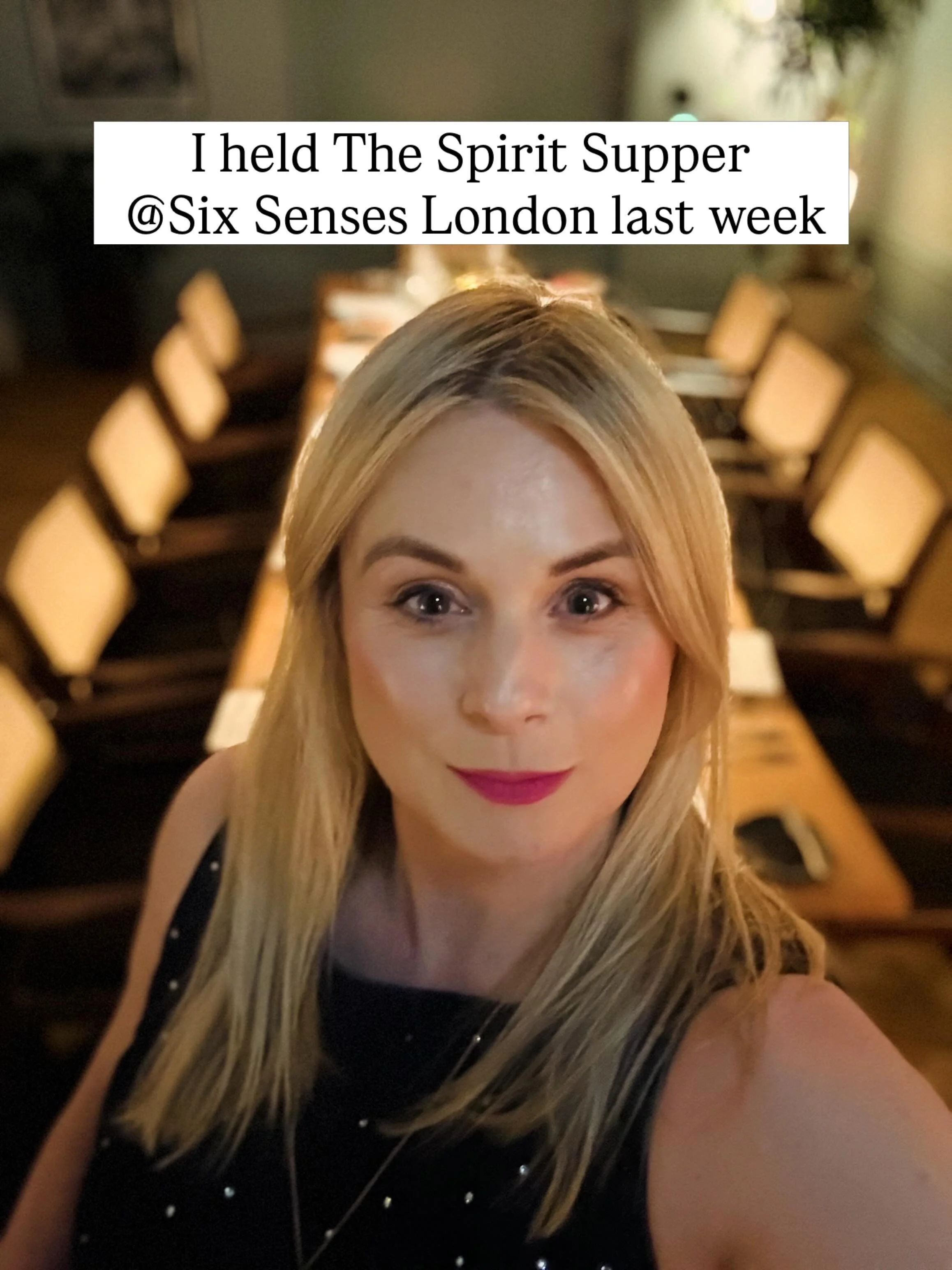 I held The Spirit Supper @sixsensesplacelondon @sixsenseslondon last week.

What an amazing venue and group that came together.
We connected to our spirit guides, ancestors and loved ones in spirit.

The theme was all about intuitive fire 🔥 so I gui