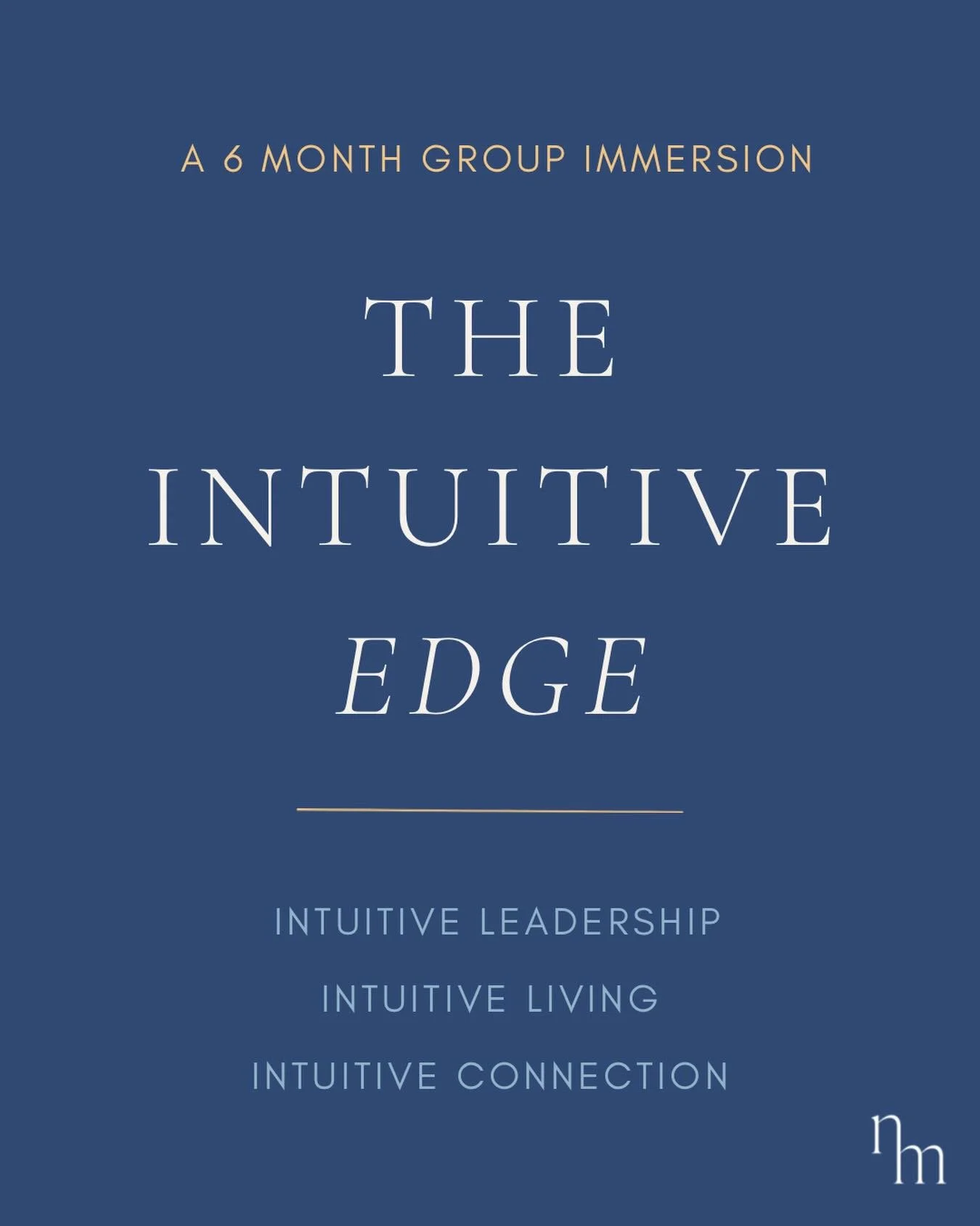 This one is for the visionary who&rsquo;s ready for more.

The Intuitive Edge is not for someone just waking up to their intuition.

It&rsquo;s for the visionary who&rsquo;s been using it in their business, their creative work, their leadership and i