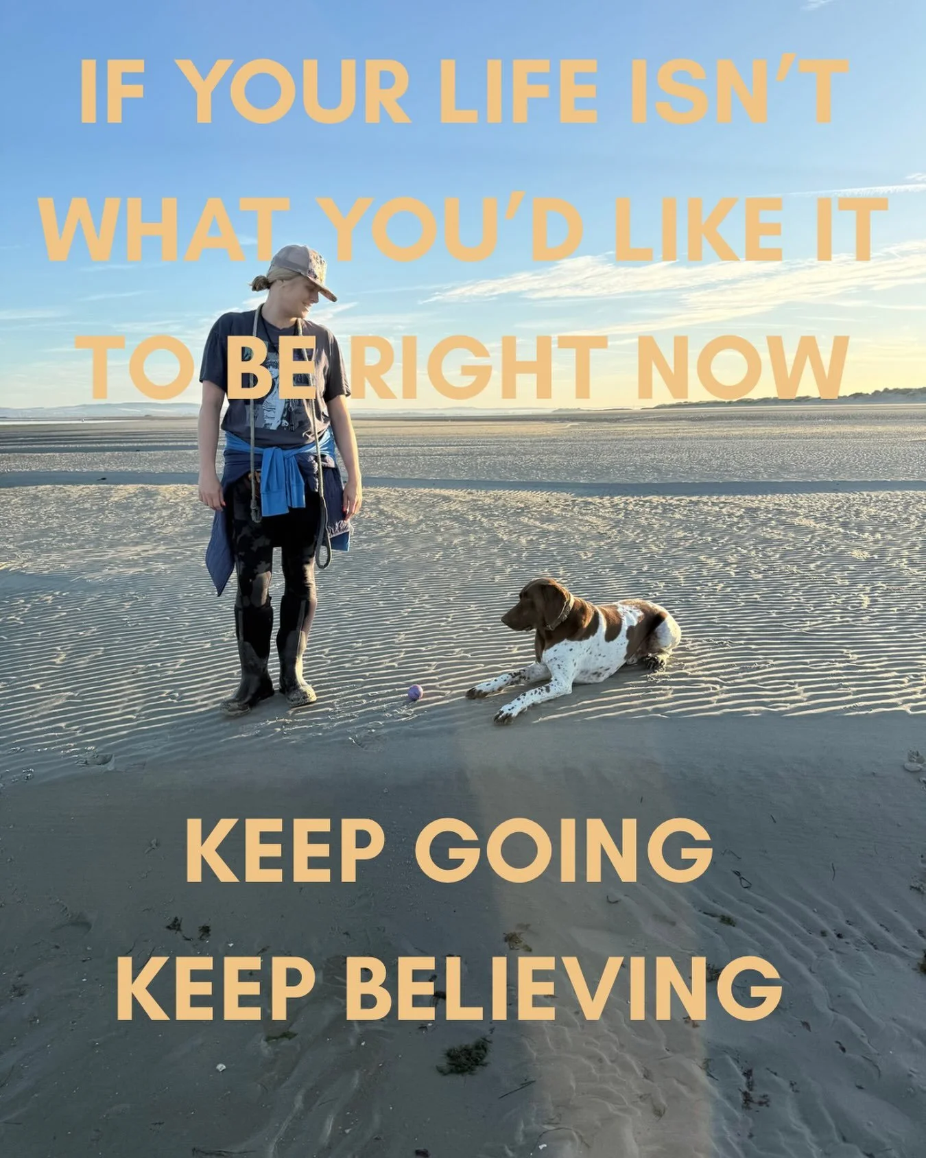 Sharing for who anyone who needs to hear this today.
Wrote this for myself too ⚡️💜

Keep going 
Keep believing 
Keep being you 
Keep trusting 

Was feeling frustrated this morning&hellip; so I jumped on the peloton to clear some energy. Honouring th
